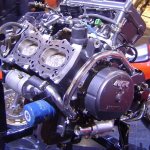 Honda NR engine with oval pistons