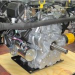 Snowmobile engine Buran 4td