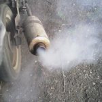 smoke from scooter exhaust
