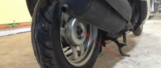 How to remove and install the rear wheel on a scooter: I share my experience