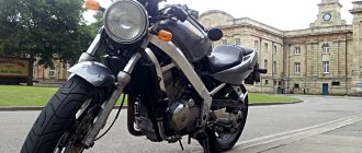 Honda Bros 650 motorcycle is one of the best representatives of its class