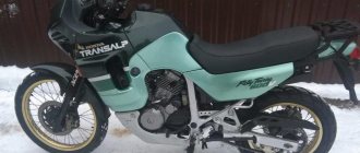 Motorcycle Honda XL 600 V Transalp - one of the best representatives of touring enduro