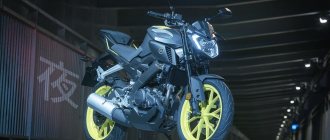 Motorcycle Yamaha MT-125