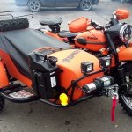 Do-it-yourself Ural motorcycle wheelchair drive