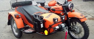 Do-it-yourself Ural motorcycle wheelchair drive