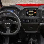 The Polaris RZR&#39;s cabin has everything you need to ride fast.