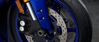 Yamaha YZF-R6 2017 front fork